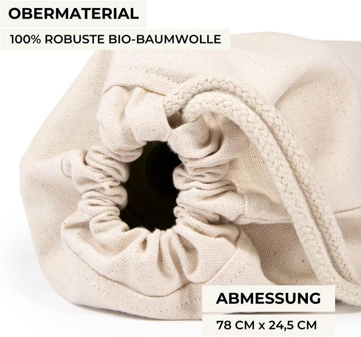 Lotuscrafts Yogatasche Nandi aus Bio-Baumwolle - Fair & Ökologisch hergestellt - Yogamattentasche 78