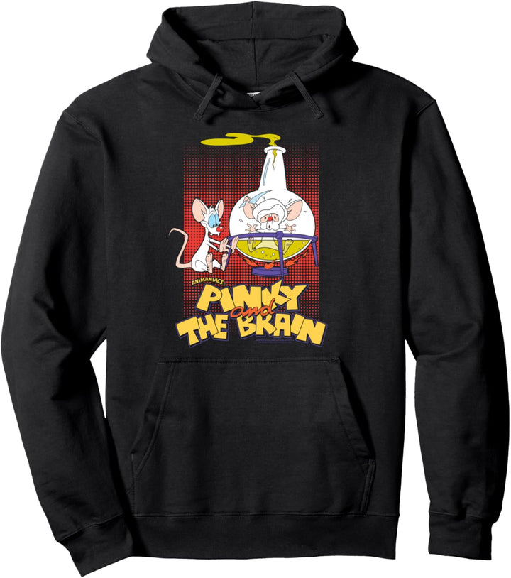 Pinky and the Brain Lab Flask Pullover Hoodie