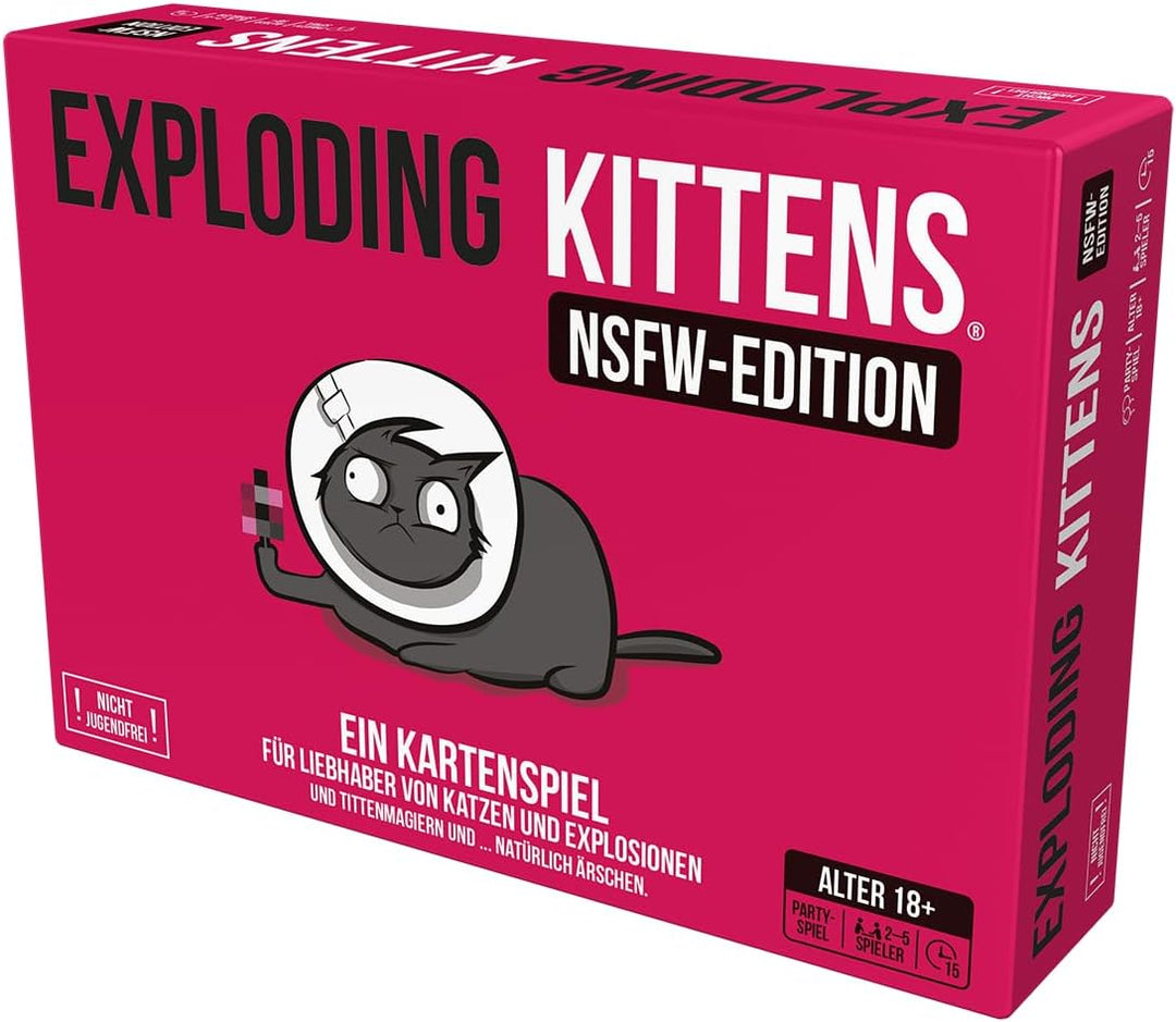 Exploding Kittens, Exploding Kittens: NSFW Edition (Auflage 2024), Grundspiel, Partyspiel, Version f