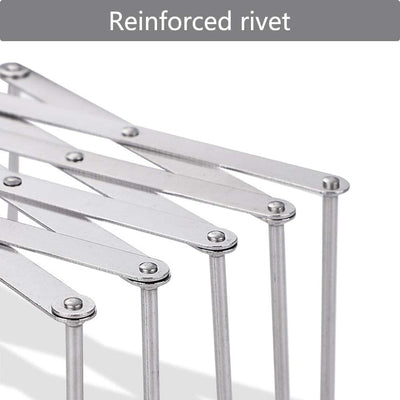 Hjumarayan 2 Stück Verstellbarer Edelstahl Topfdeckelhalter, Spareribs-Halter, Grill Rippchenhalter,