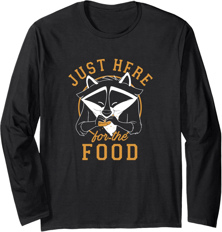Disney Pocahontas Meeko Just Here For The Food Portrait Langarmshirt
