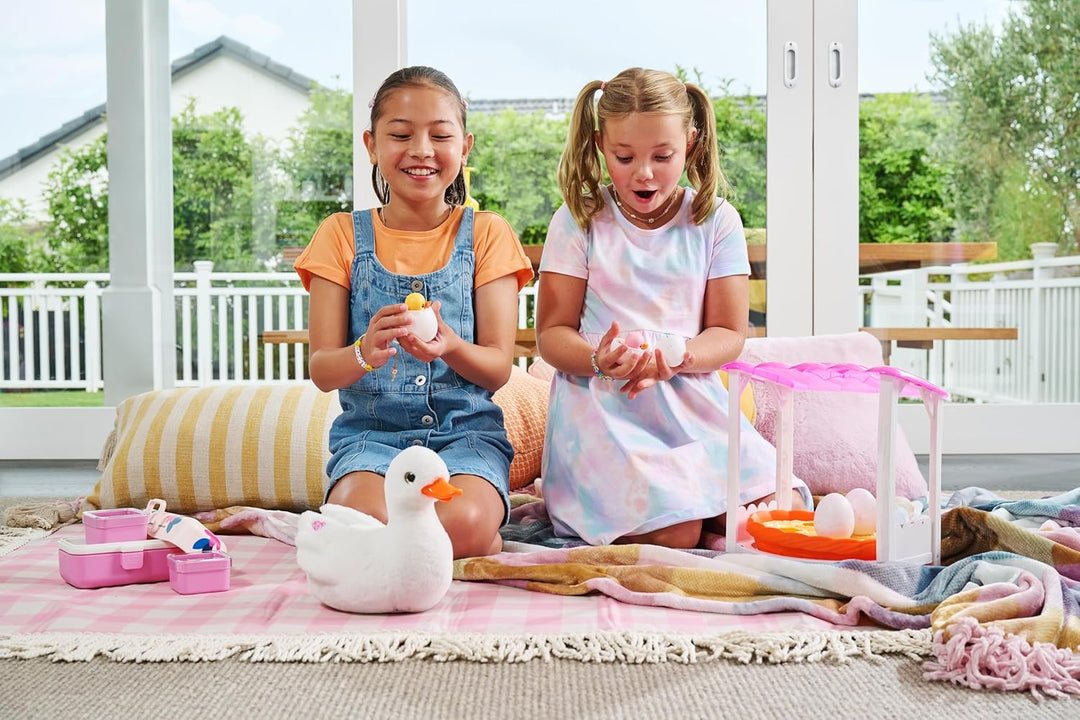Pets Alive Mama Duck & Baby Surprise von ZURU Fürsorgliches Spielen Überraschung Schlüpfen Interakti