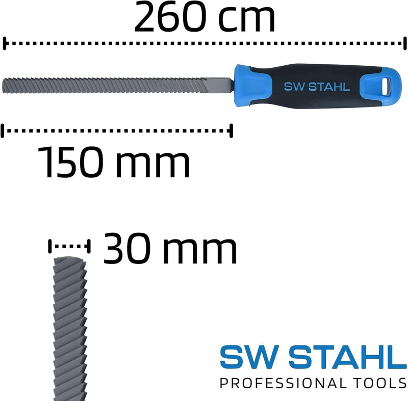 SW-Stahl 94830SB Spezial-Bremssattelfeile 4-seitig gefräst/Vierkantfeile/Bremsenfeile/zur Reinigung