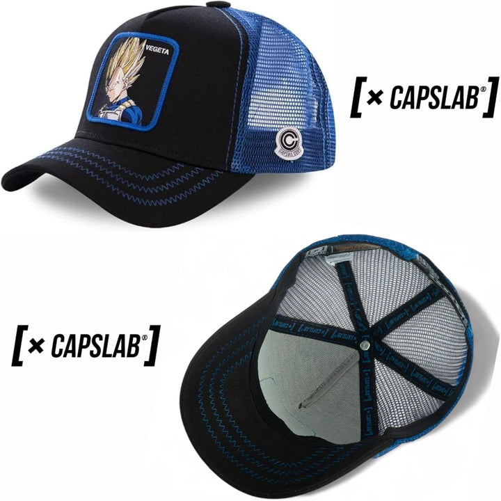 Capslab Vegeta - Trucker Cap - Dragon Ball Z - Black/Blue - One-Size