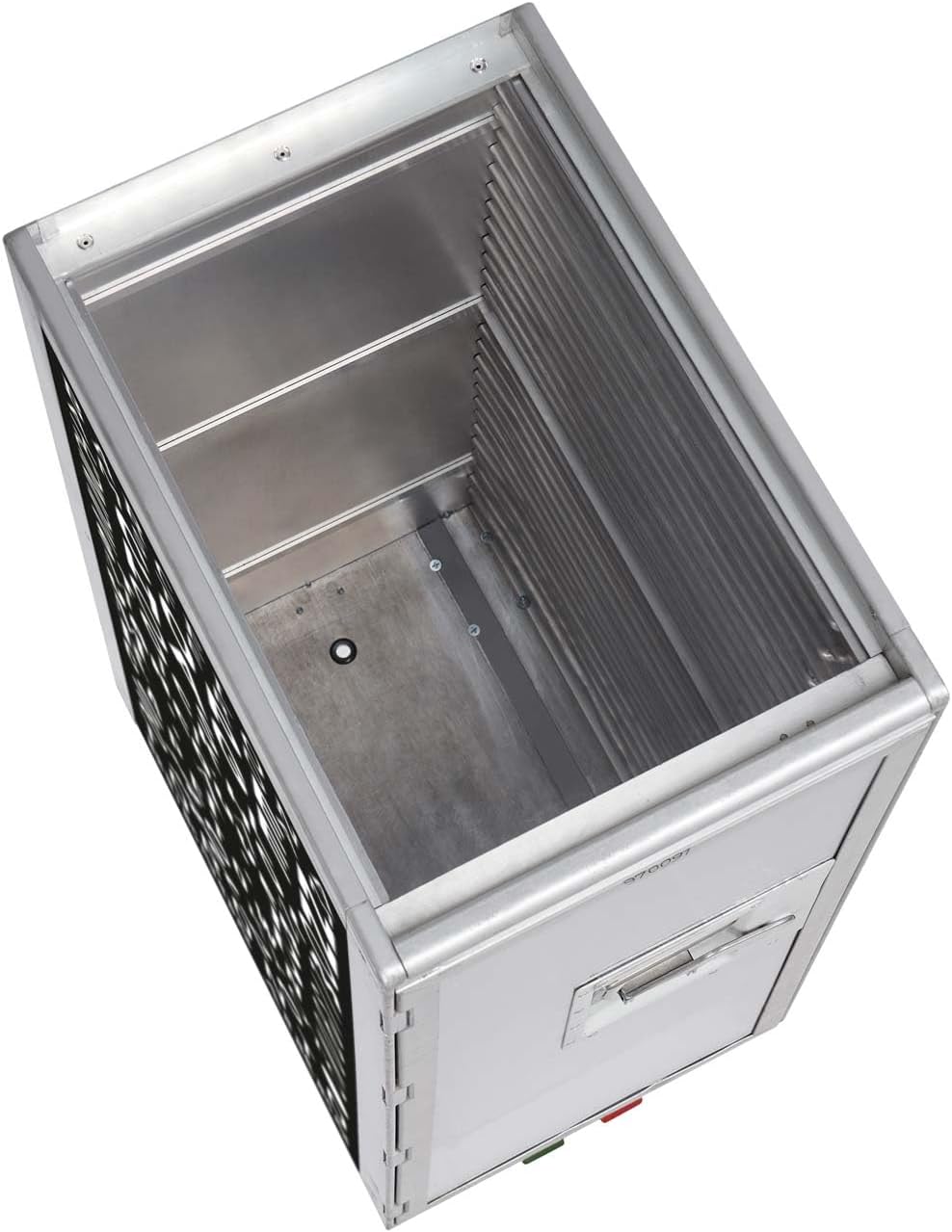 Bartrolley Cosmopolitan Schwarz inkl. LED Fachboden, Barbrett & Fachboden aus Glas, Gebrauchter Trol