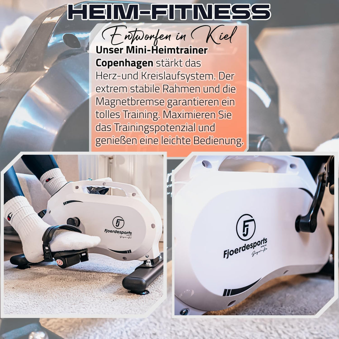 Arm- und Beintrainer, Mini-Heimtrainer, Bewegungstrainer, Training im Home-Office, mit Trainingsdisp