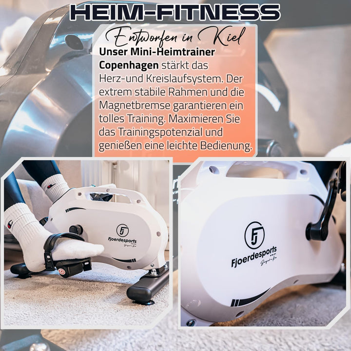 Arm- und Beintrainer, Mini-Heimtrainer, Bewegungstrainer, Training im Home-Office, mit Trainingsdisp