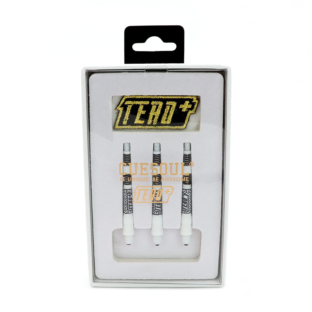 CUESOUL TERO+ AK7P Dart Shafts, Neues Double Direction Teleskop und Rotating Dart Flights System Wei