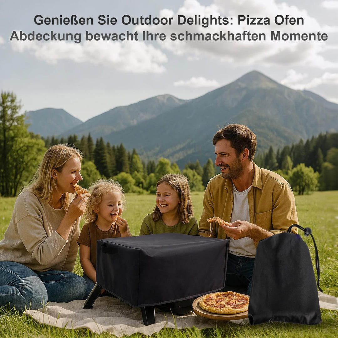 Pizzaofen Abdeckung für Cozze 90347 17" Pizza Ofen, Grillabdeckung Wetterfest Staubfest, 420D Oxford