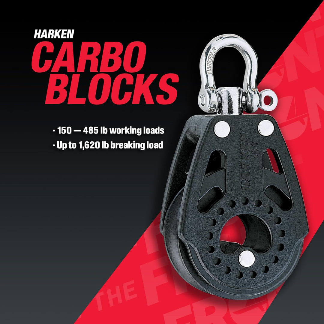 HARKEN Segelyacht Boat & Yachting - Einfacher Schwenkblock 40mm, 40mm