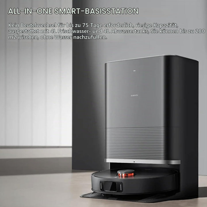 XIAOMI Robot Vacuum X20 Max Vacuum Cleaner with Wiping Function &amp; All-in-One Station (8000Pa Suction