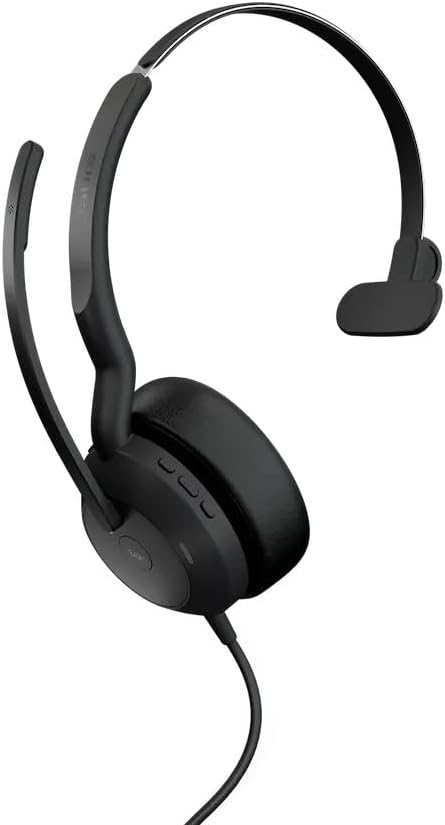 Jabra Evolve2 50 - USB-A/USB-C - schnurgebundenes Mono Headset Zertifiziert für UC-Plattformen Mono