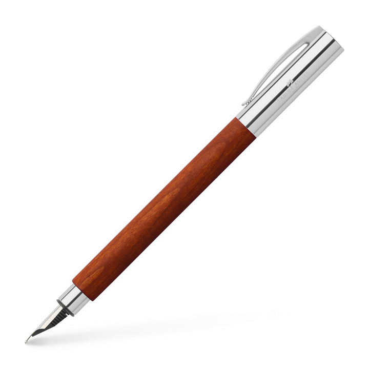 Faber-Castell 148181 - Füllfederhalter AMBITION Birnbaum, Federbreite F, inkl. Geschenkverpackung un