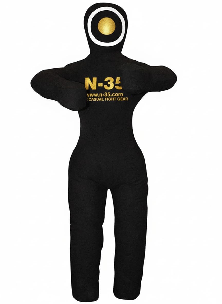 Boxing Dummy Hanging and Standing,Judo,Ringen,MMA, Grappling,Ju Jutsu,Wurfpuppe ungefüllt (Gold,150c