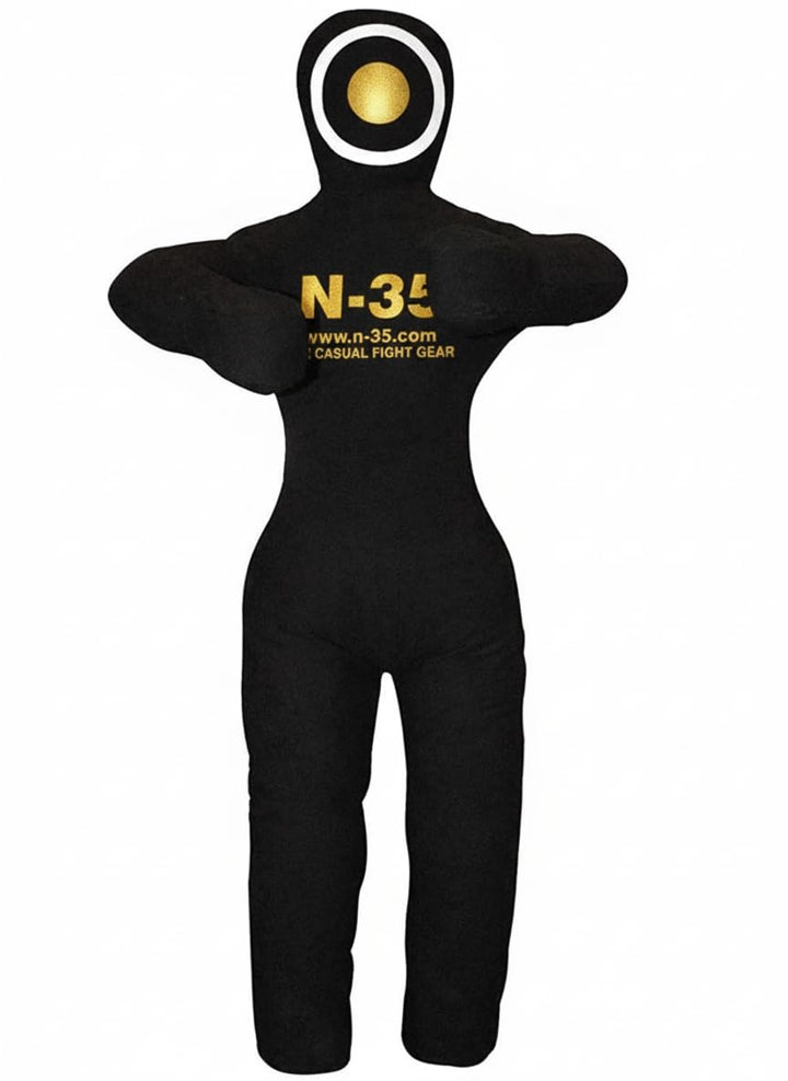 Boxing Dummy Hanging and Standing,Judo,Ringen,MMA, Grappling,Ju Jutsu,Wurfpuppe ungefüllt (Gold,150c