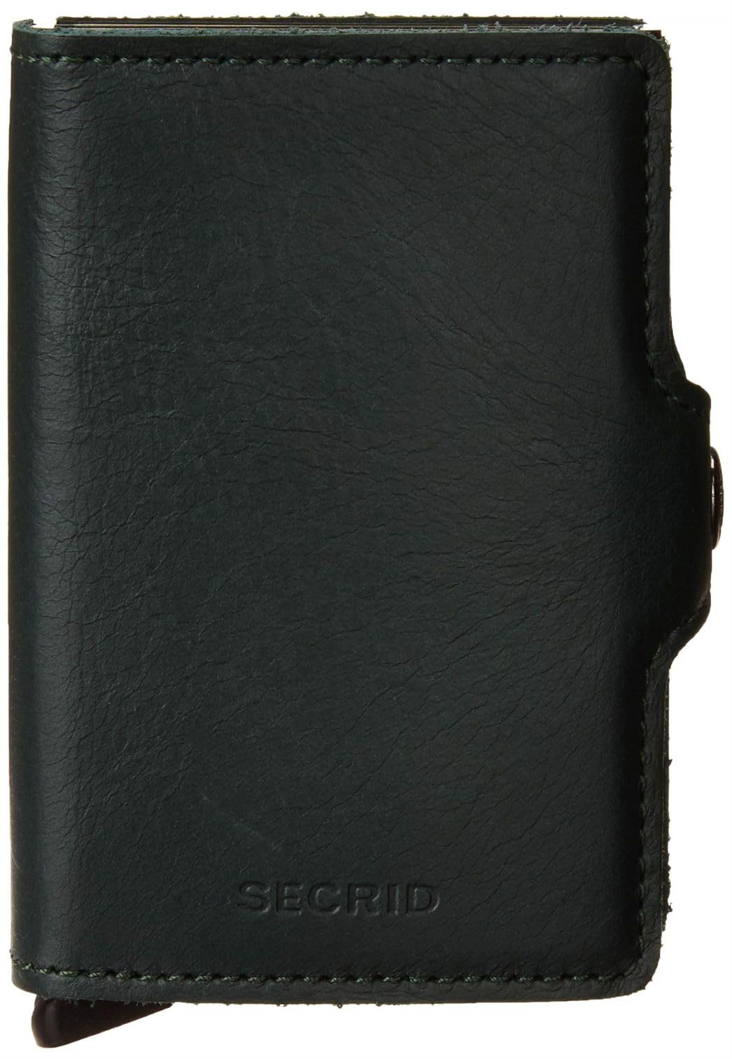 Secrid Herren Twin Reisezubehör-Kartenhalter im Umschlagformat 10,2 x 6,5 x 2,1 cm Grün, 10,2 x 6,5