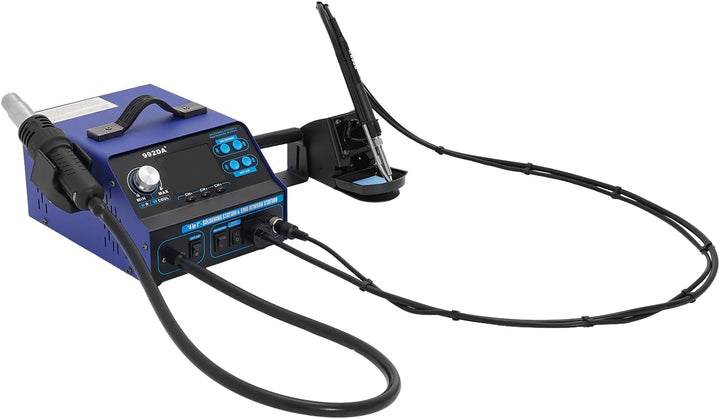 992DA+ Lötstation 780W 2 IN 1 Lötkolben Set mit LED Display | Soldering Station Entlötstation 100-48