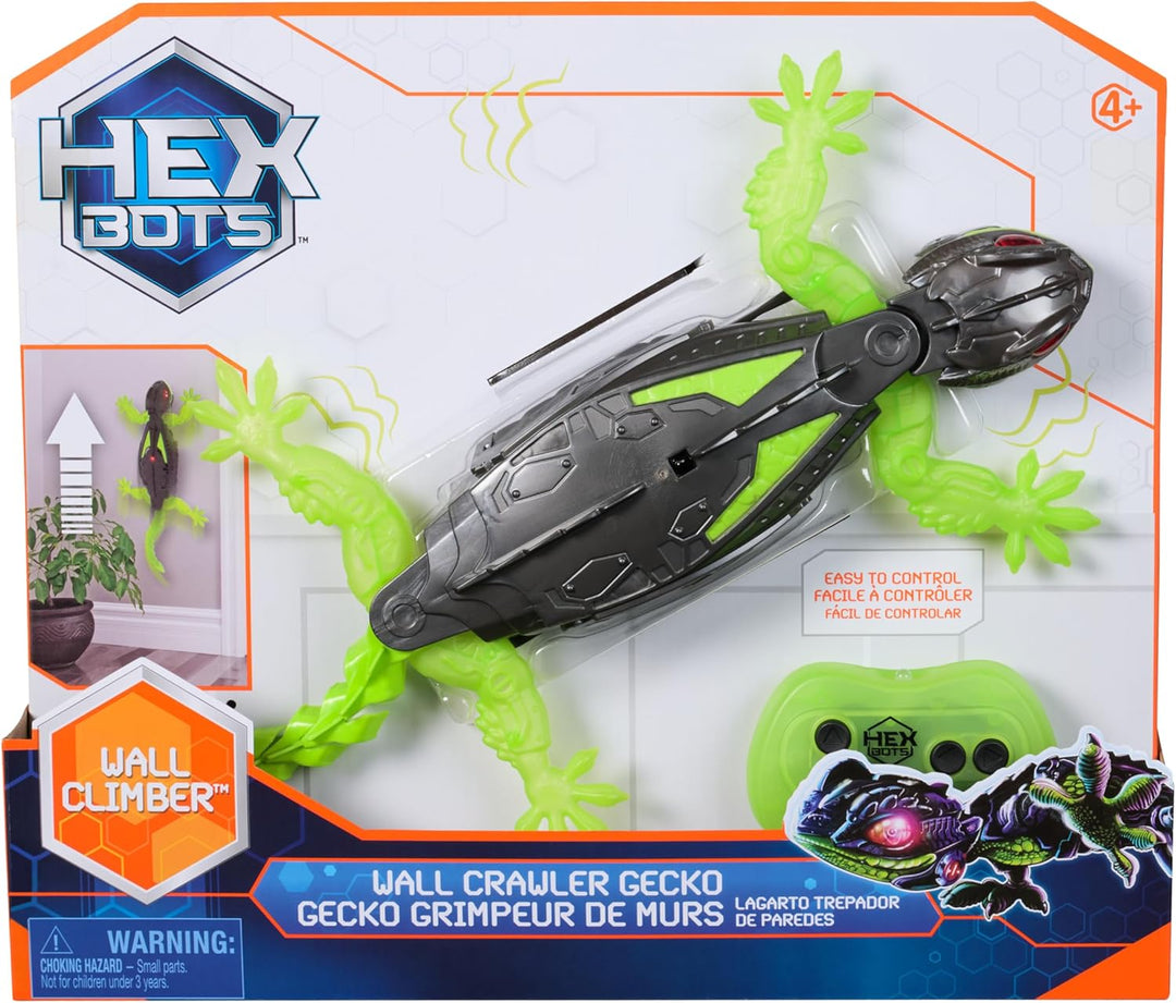 Hex Bots - Wall Crawler Gecko, ferngesteuerter Gecko, der an Wänden und Decken entlang krabbelt, mit