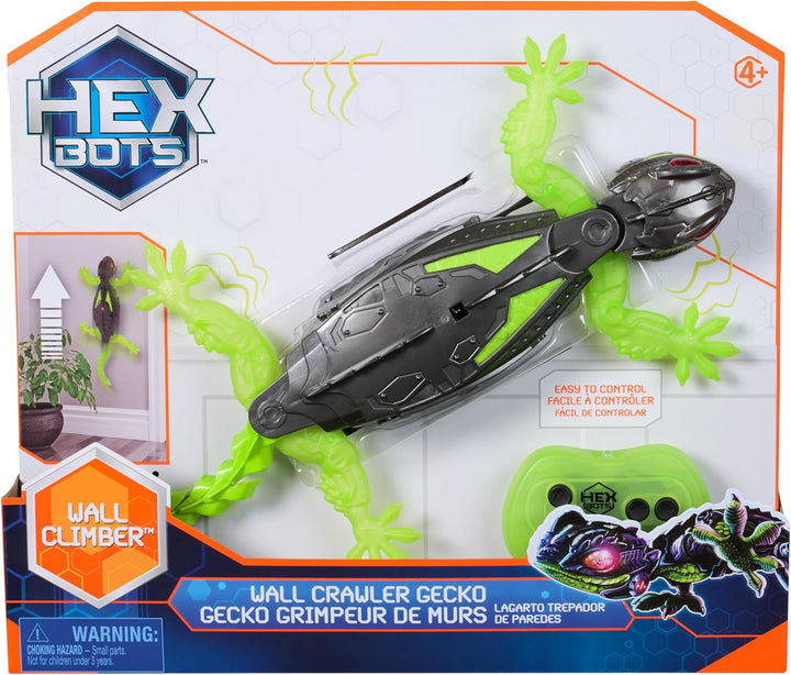 Hex Bots - Wall Crawler Gecko, ferngesteuerter Gecko, der an Wänden und Decken entlang krabbelt, mit