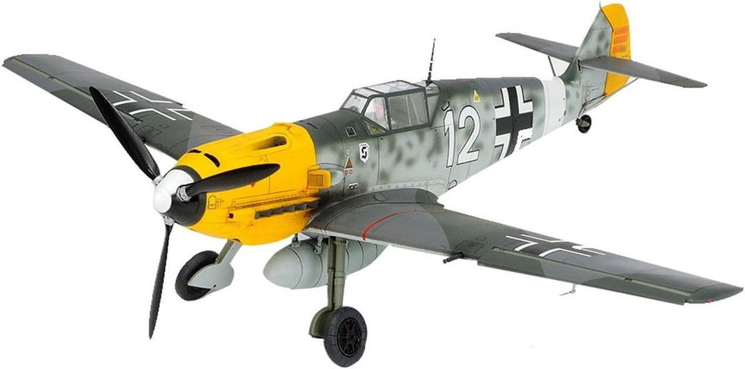 Tamiya 300061063-1:48 WWII Messerschmitt BF109E-4/7 Trop, Mittel