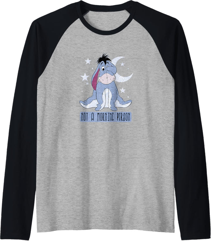 Disney Winnie The Pooh Eeyore Not A Morning Person Eye Cover Raglan