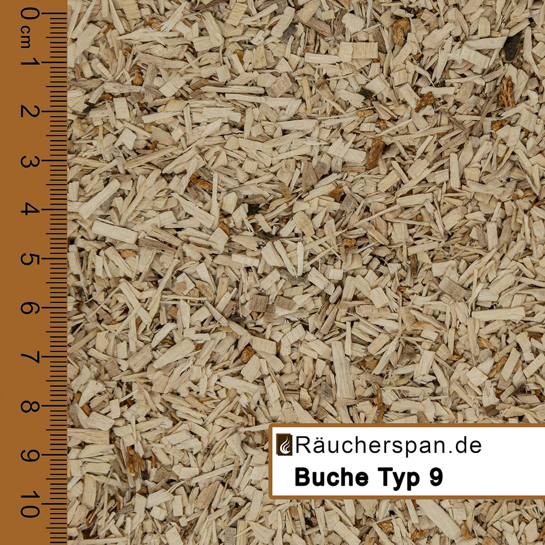 Räucherspäne Räucherchips Apfel, Erle, Kirsche, Buche Typ 9 2-4mm ideal für Smoker Box Barbecue
