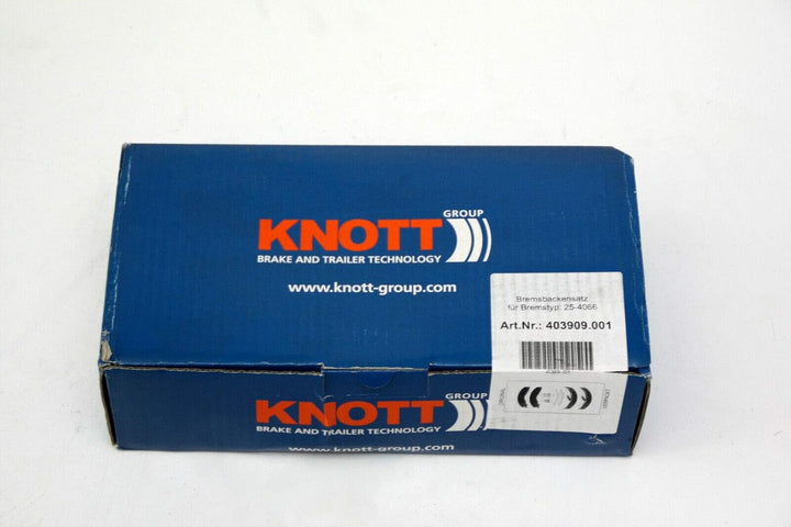 Knott Satz Bremsbacken 250x40 mit Federn hydraulik Backmat 403909.001, 25-4066