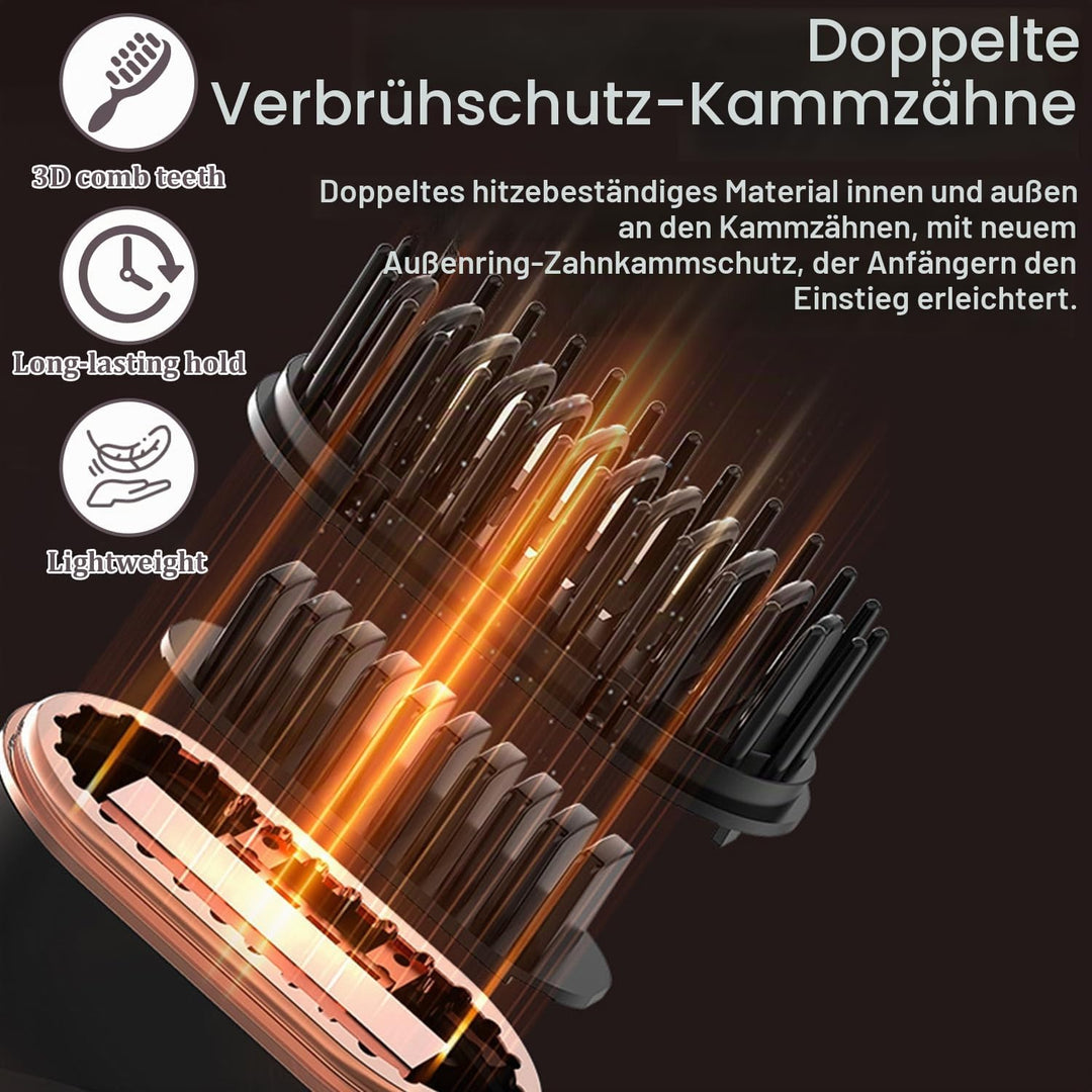 Mini Glättbürste Kabellos, 2026 Neu Haarglätter Bürste, Mini Tragbare Bürste Glätten, Kabellose Glät