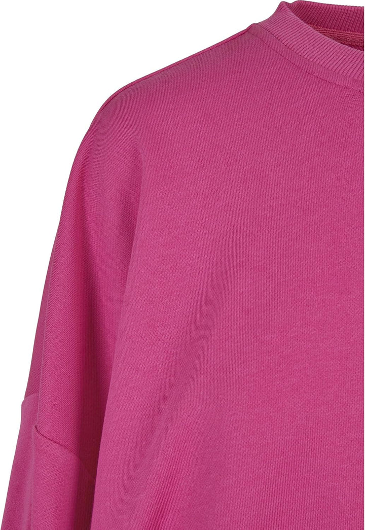 Urban Classics Damen Sweatshirt mit weiten Ärmeln, Oversized Frauen Pullover, Ladies Oversized Trian