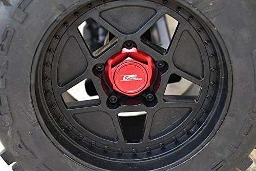 GPM Aluminium Wheel Lock for Arrma 1:5 KRATON 8S BLX/Outcast 8S BLX/KRATON EXB Roller - 4Pc Set Red