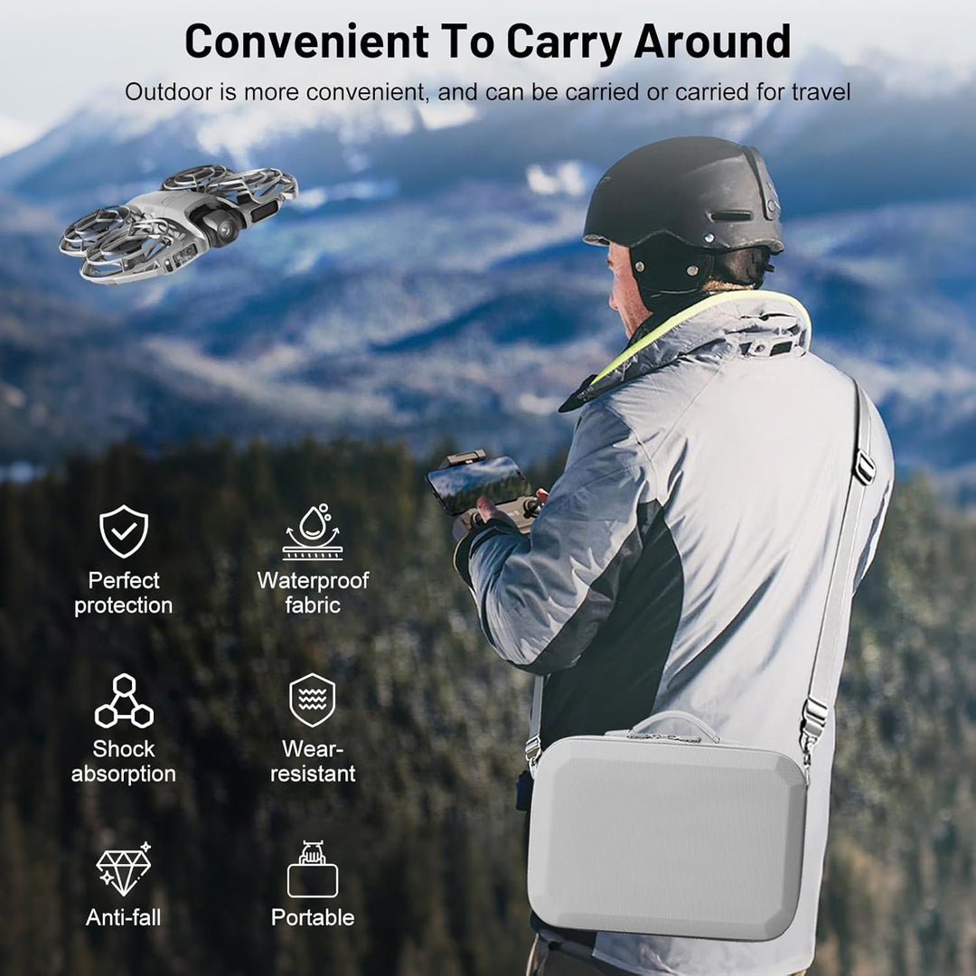 Tasche für DJI Neo 2 Case, Tragetasche für DJI Neo 2 Fly More Combo Zubehör, Kompakte Reisetasche fü