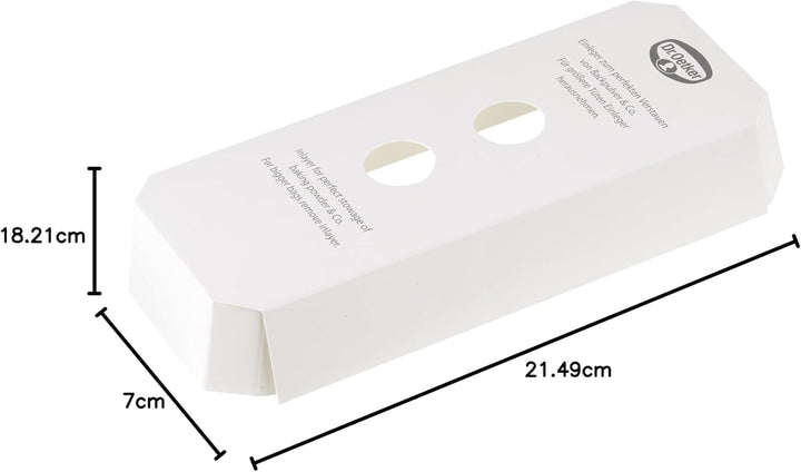 Dr. Oetker 4611 Retro Aufbewahrungsdose, Weissblech, Bunt, 18, 2 x 13, 8 x 7, 5 cm