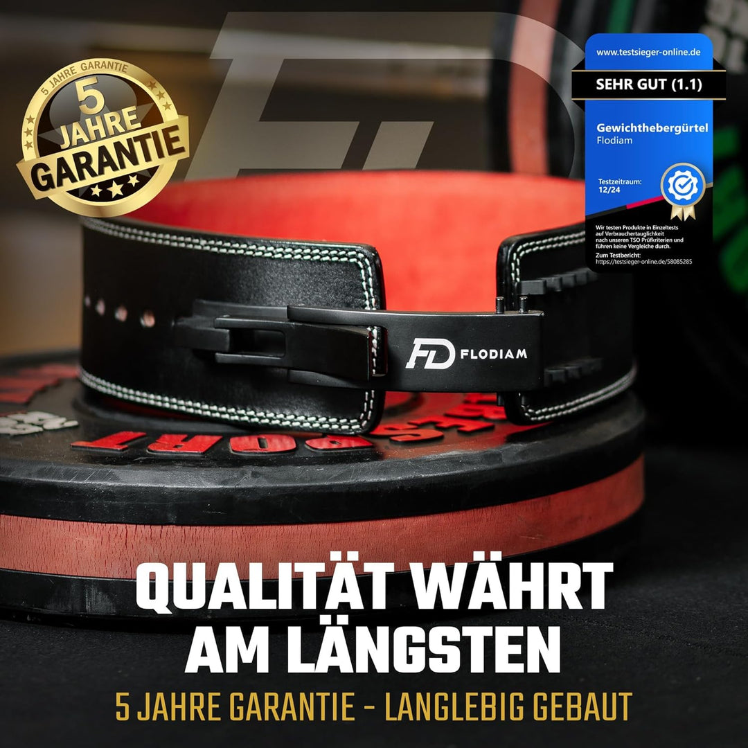 Profi Gewichthebergürtel Full Power Design Herren & Damen [Schnellverstell] Hebelverschluss Gym Lift