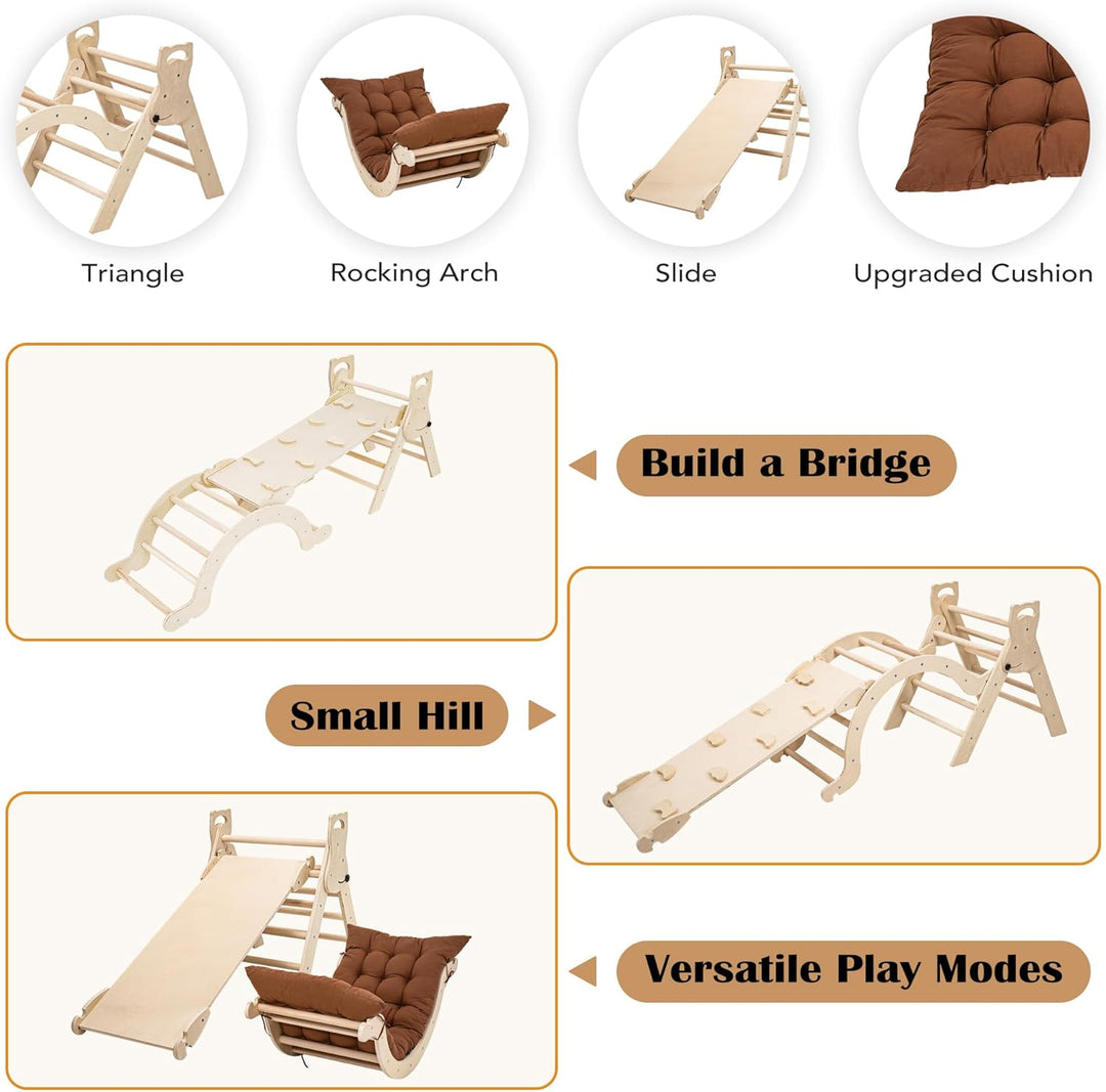 Yrthe Voitom Klettergerüst Indoor Geschenke Junge Mädchen - Montessori Spielzeug ab 1.5 2+ Jahre Jun
