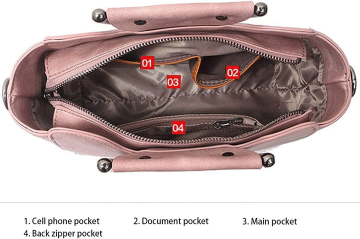 BUKESIYI Damen Tasche Umhängetasche Handtasche Frauen Klein Schultertasche Weekender Lack PU Leder C