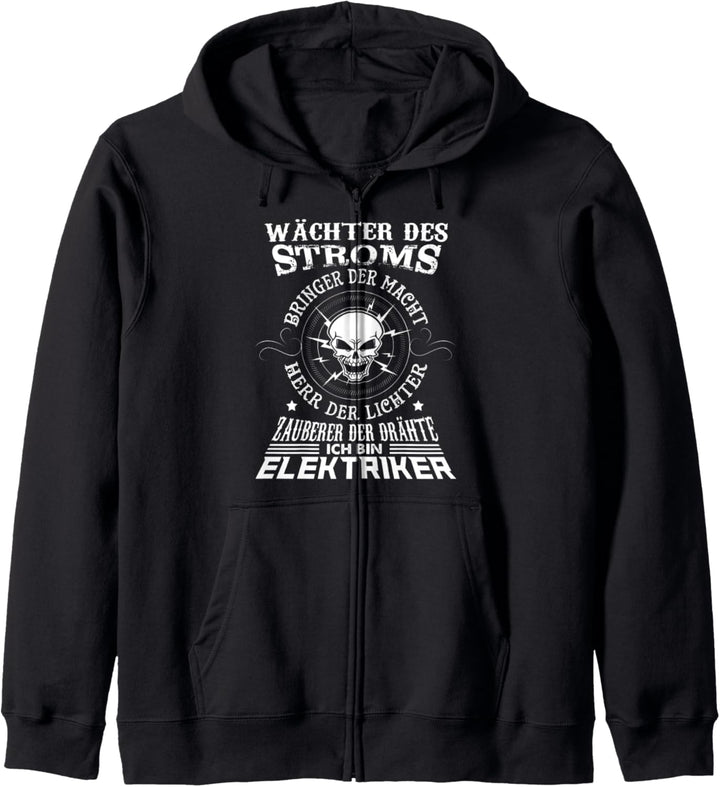 Wächter des Stromes Elektriker-T-Shirt Kapuzenjacke
