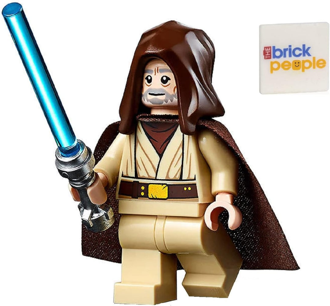 LEGO Star Wars: Obi Wan Kenobi Minifigur (alt mit Kapuze)