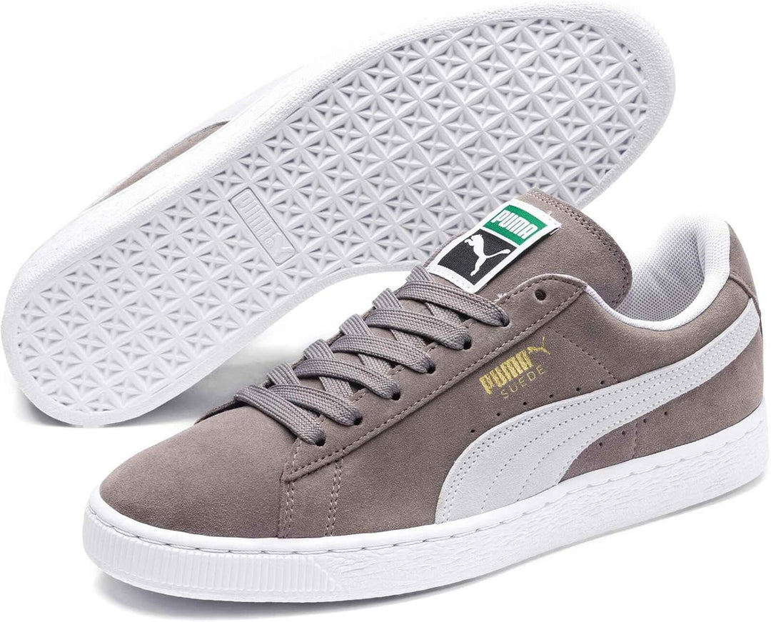 Puma Classic 356568, Unisex-Erwachsene High-Top Sneaker 37.5 EU Steeple Gray White, 37.5 EU Steeple