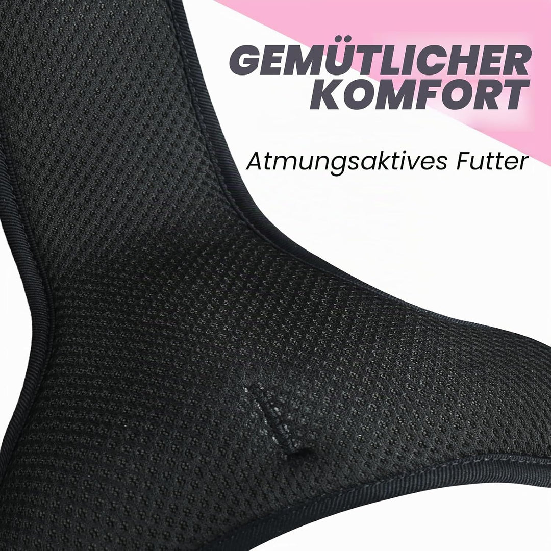 VIVAGLORY Easefit Hundegeschirr, Zugstopp Hundegeschirr Geschirr Hund Mit Griff, Anti Zieh Geschirr