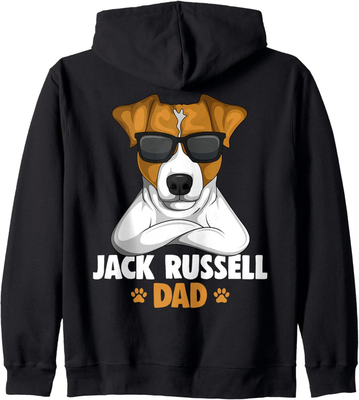 Jack Russell Terrier Dad Herrchen Hunde Kapuzenjacke