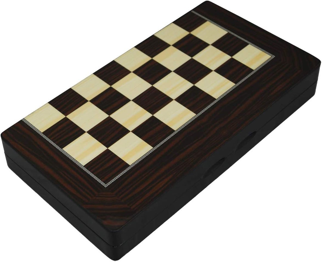 PrimoLiving Deluxe Holz Backgammon Set Porto - 38x48 cm - inklusive Schachbrett L Porto, L Porto