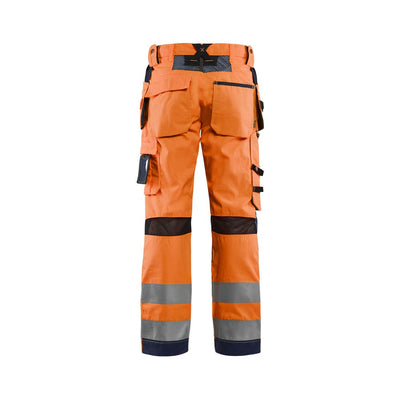 Blaklader 156518115389D116 High Vis Arbeitshose mit Ventilationseffekt, High Vis Orange/Marineblau,