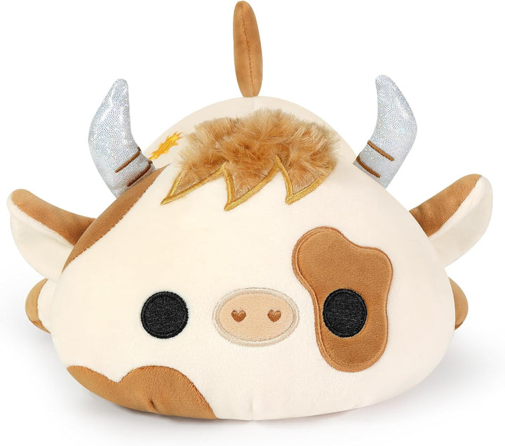 shownicer Plüschtier Kuh Kuscheltier Stofftier Kawaii Kuh Plüsch Kissen Spielzeug Milchkuh Plüsch Wu