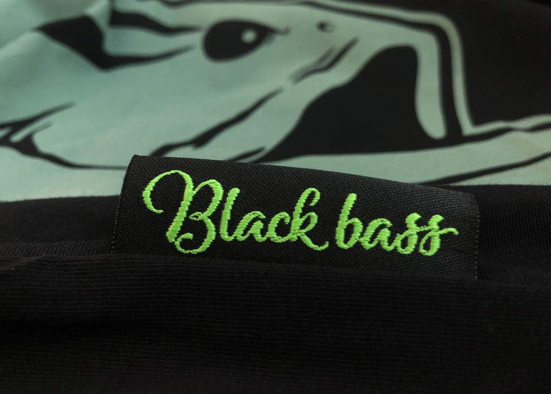 T Shirt Bass Mania, Schwarz, Angler T-Shirt, M
