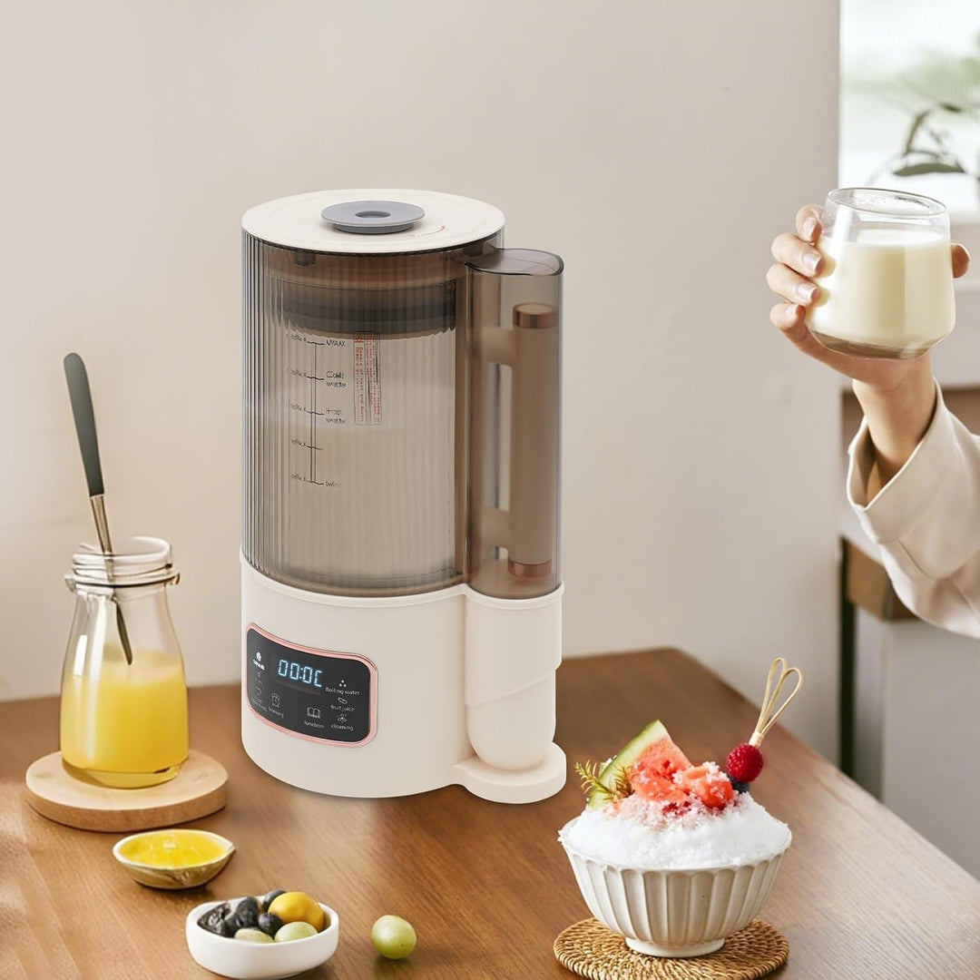 Sojamilch Maschine, 1000ml Entsafter mit LCD-Display, Nuss und Sojamilchbereiter, Hafermilch Maschin