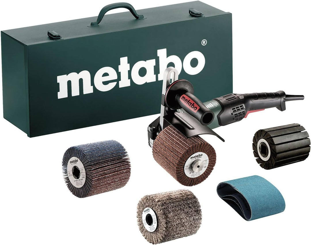Metabo SE 17-200 RT Set Satiniermaschine, 602259500, im Stahlblech-Tragkasten