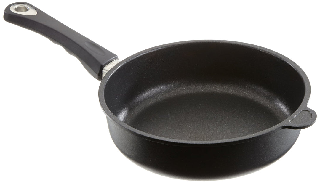AMT Gastroguss Schmorpfanne 724, Aluguss, Durchmesser 24 cm, Höhe 7 cm Ø 24 cm, Ø 24 cm