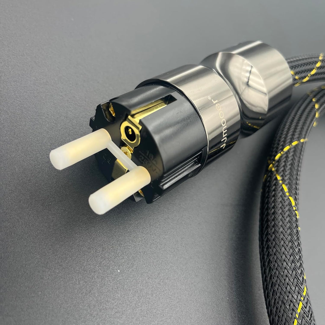 10awg Geschirmt HiFi-netzkabel, Mit Ferrit Ring, High-End Audiophile Sauerstoff Freies Kupfer Audio
