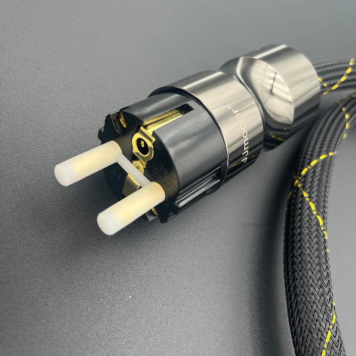 10awg Geschirmt HiFi-netzkabel, Mit Ferrit Ring, High-End Audiophile Sauerstoff Freies Kupfer Audio