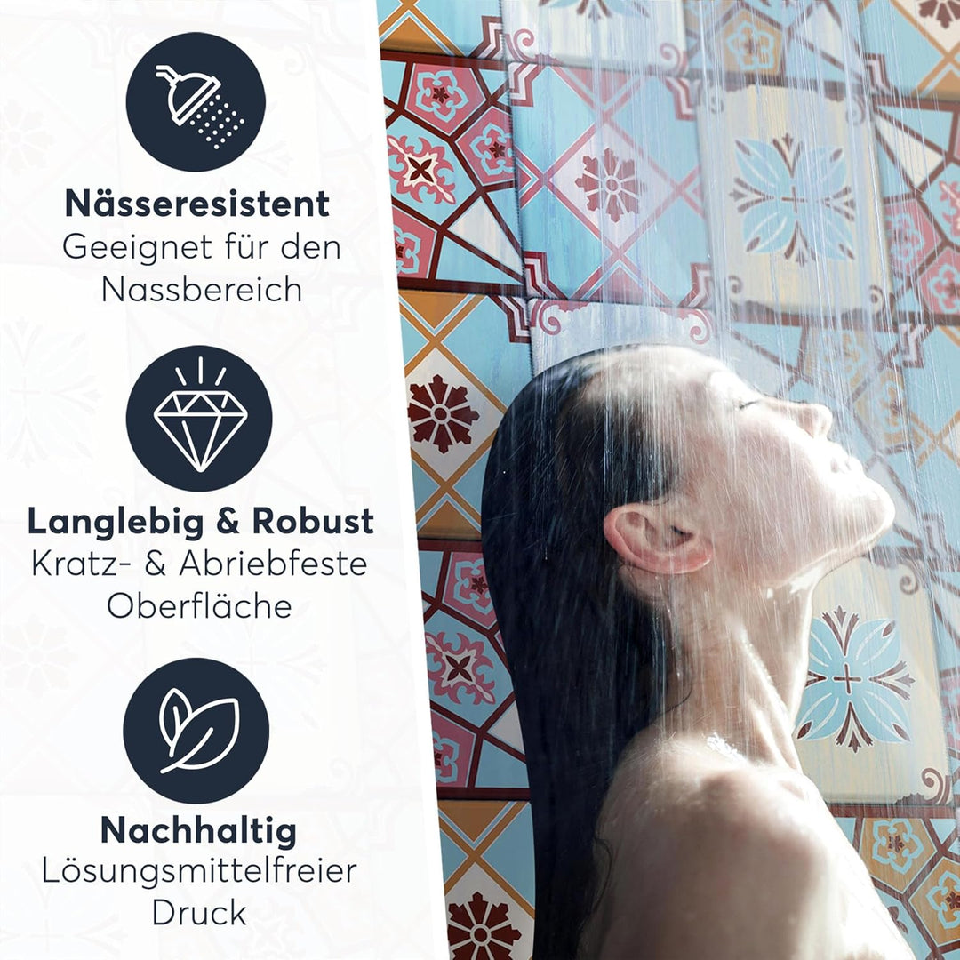 CREATISTO Mosaik Klebefliesen Stickerfliesen Fliesenfolie - Hochwertige Sticker Aufkleber für Wandfl